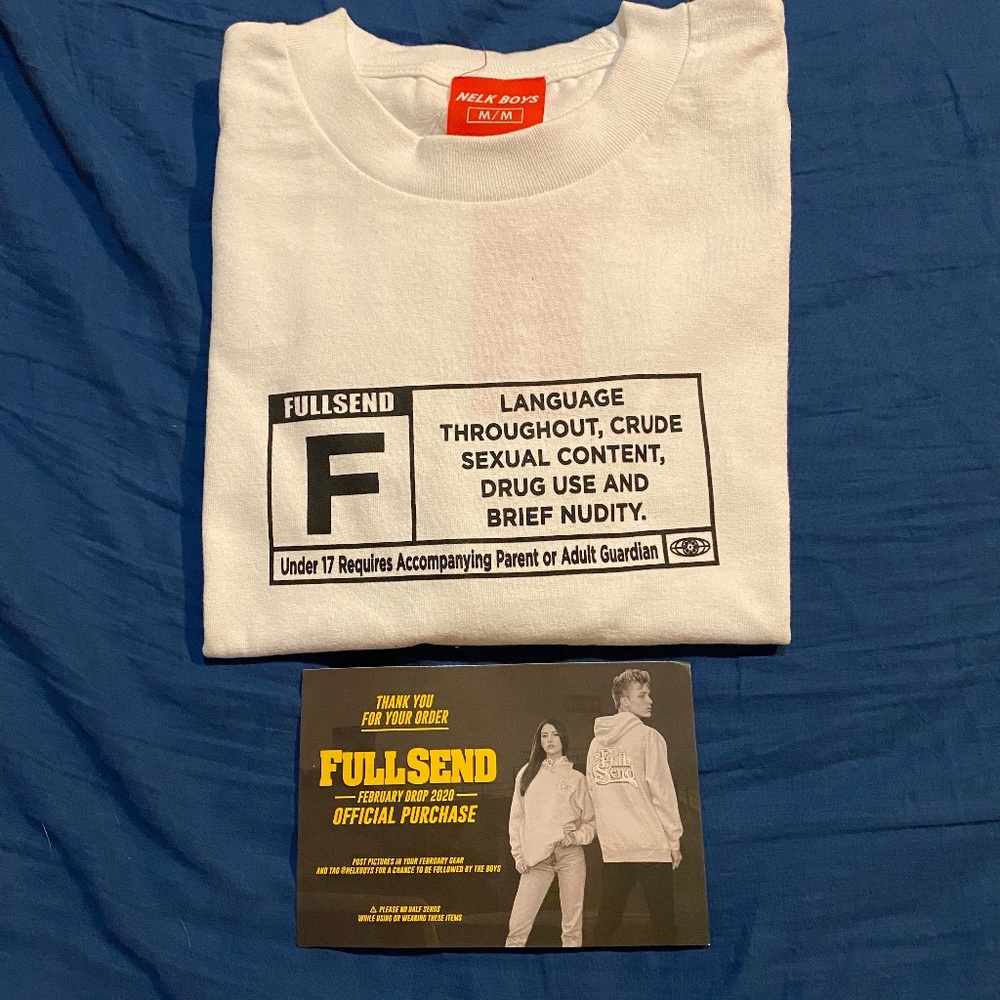*NEW* Nelk Boys White Fullsend Parental Advisory